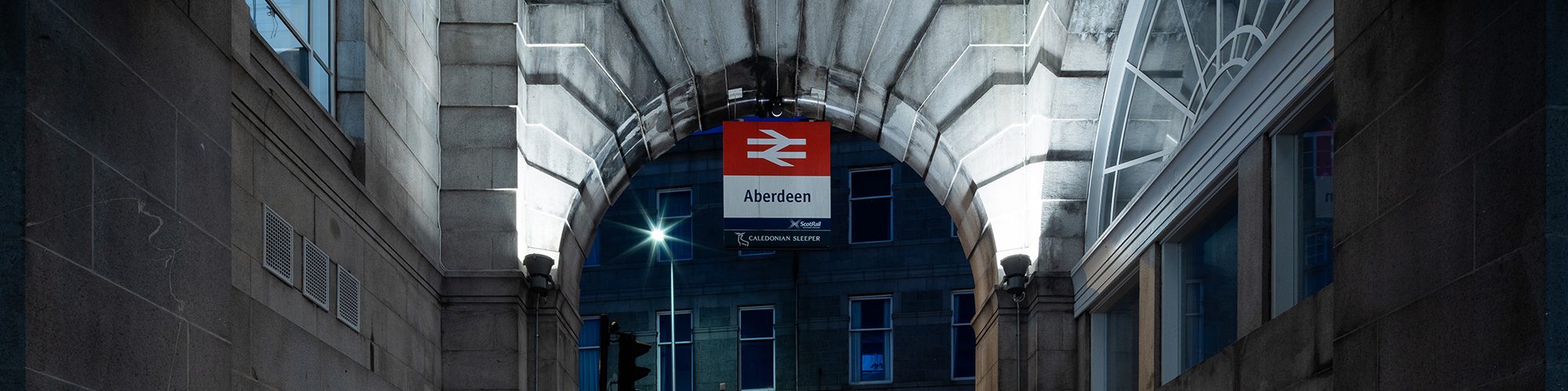 Aberdeen Station banner